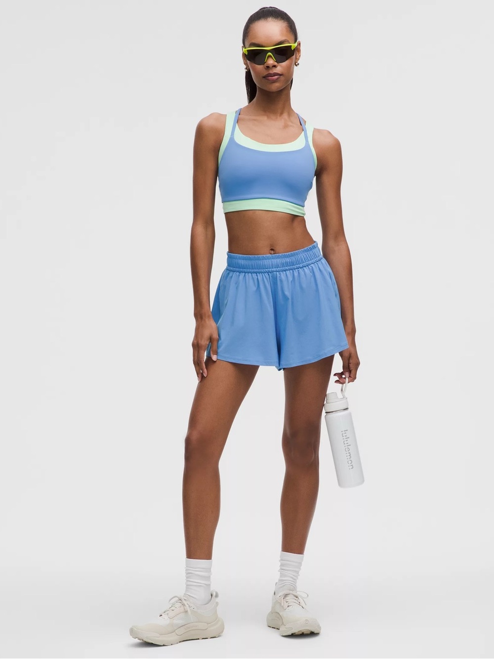 LuluLemon Pace Crush HR Short 2.5” Pool Party Blue XXS
